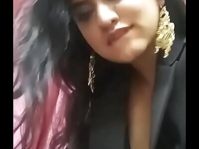 Desi horny Amanuensis on heated lingerie wants your Cum