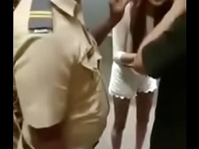 Alky Indian hot clear the way Megha sharma strips prepayment police