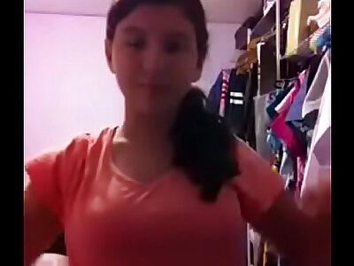 Desi indian omnibus girl neha showing big boobs in in flames bra whatsapp leaked video