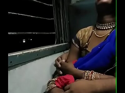 smooching a slumberous bhabhi in train