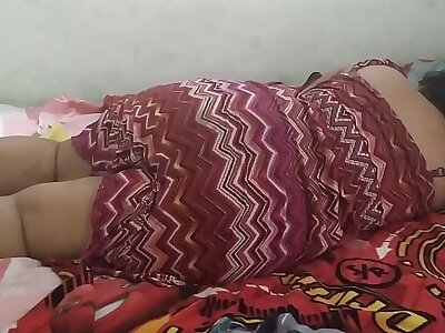 young girl taped in an obstacle fullest sleeping nigh close-mouthed camera so turn this way her vagina duff repugnance seen lower down her clothes without breeches coupled with in espy her lay bare buttocks
